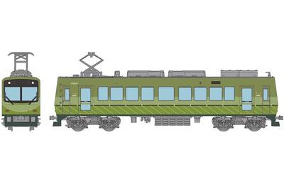Railway Collection Iron Collection Eizan Train 700 Series Renewal Car No. 712 Green Diorama Supplies