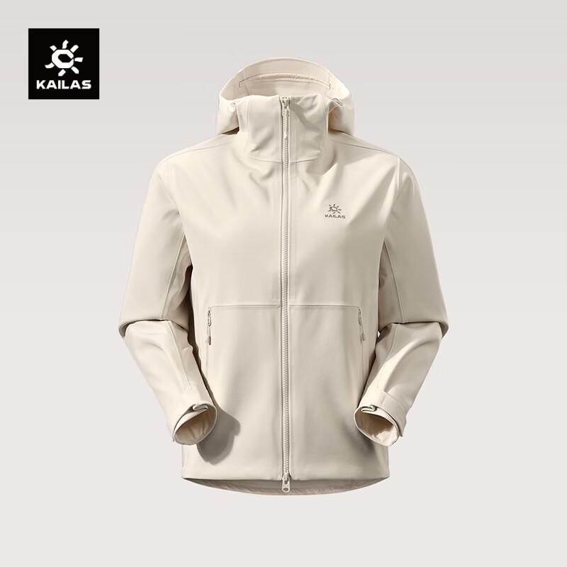 KAILAS Women's Loose Hooded Fleece-Lined Softshell Jacket