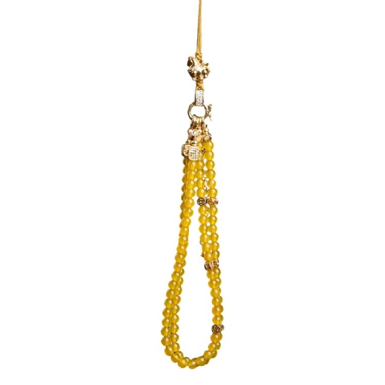 

Braided Lucky Charm Horse Year Protections Pendant Keychain Phone Chain For Personal Style And Cultural Expression жёлтый