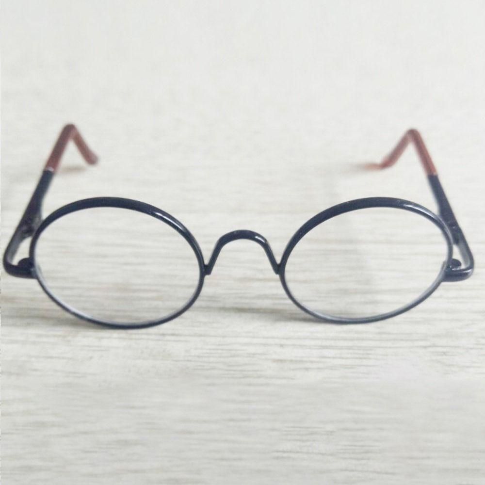 Acessórios para BJD 1/3 1/4 Óculos Roupas Para Bonecas de 15~20cm Óculos Fofos de Armação Redonda para Bonecas de Pelúcia