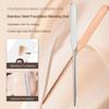 Foundation Shovel Color Bar Stainless Steel Liquid Foundation Scraper Double-headed Foundation Mask Scraping Board Cosmetic Tool