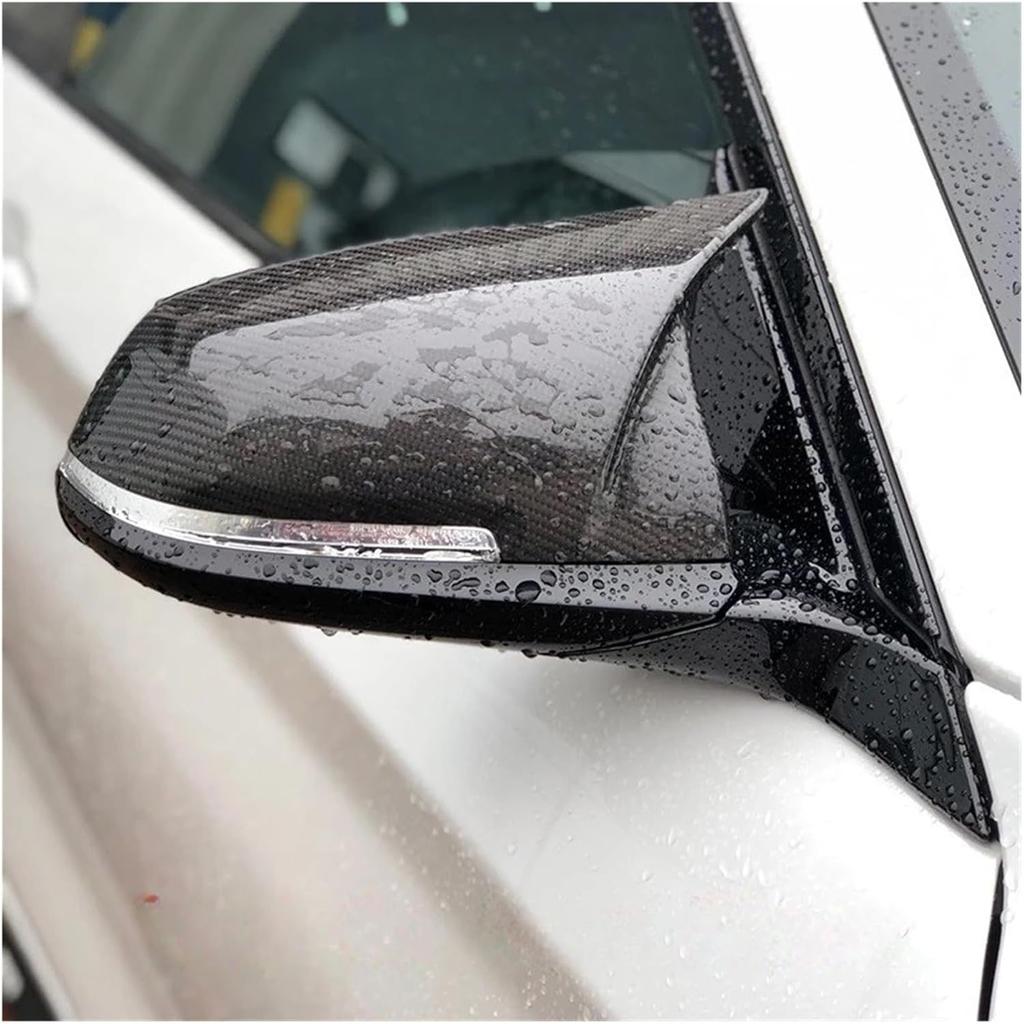 Compatible For BMW 1 2 3 4 I3 X1 Series F20 F30 F31 F32 F36 320i 328i 330d 335i M3 Look Replacement Carbon Fiber Mirror Cover