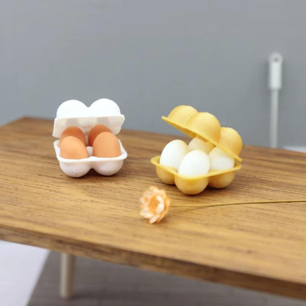 Dollhouse Kitchen Play House Egg Tray 1:12 Dollhouse Simulation Scene Accessories