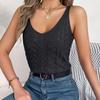 Tees Neck Sleeveless Women V Solid Color T Shirt Ladies Tee Shirt Street Knitwear Wear Top