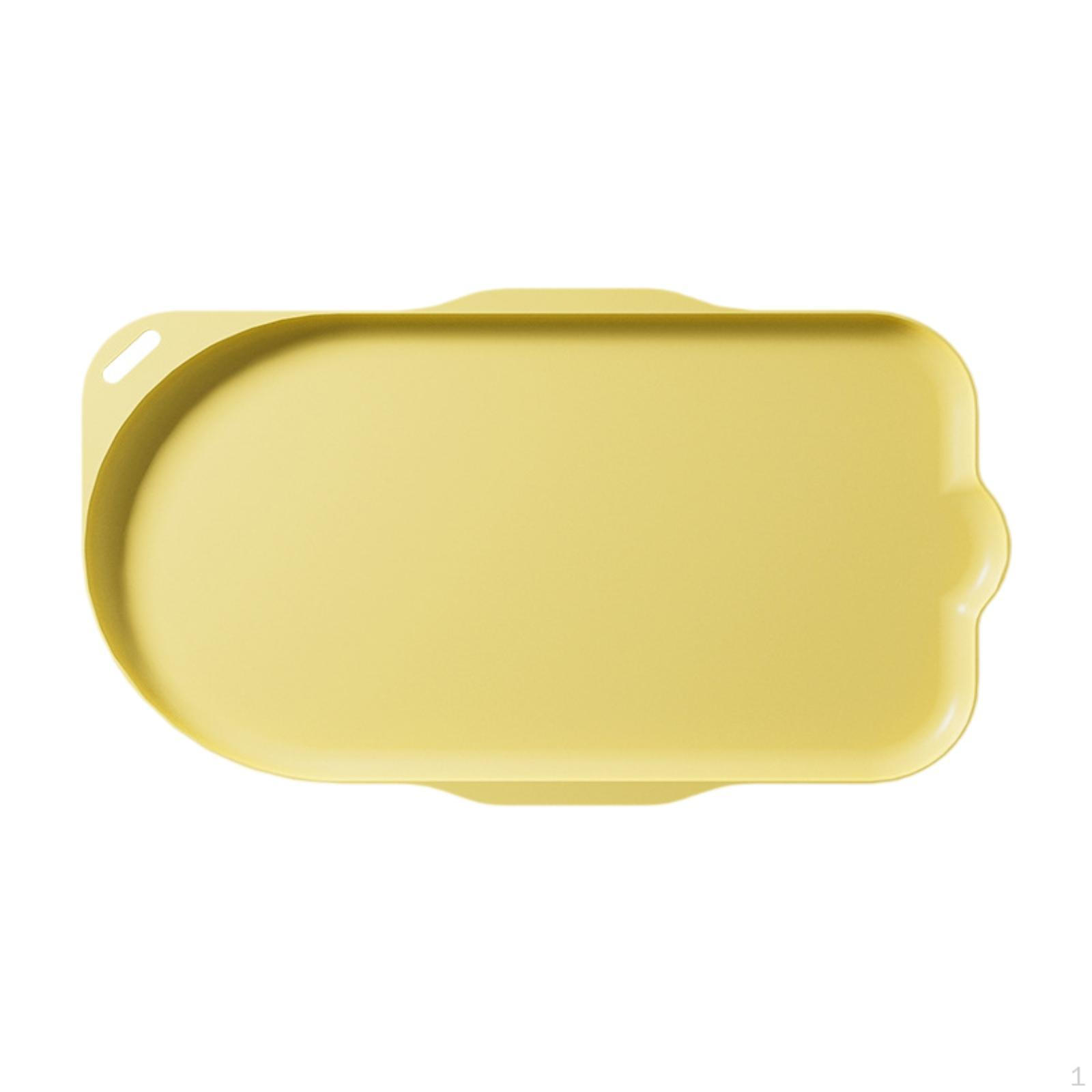 

Коврик под миску для собак Кормление домашних животных Нескользящий Легко моющийся Аксессуары Подставка для миски Подставка для столовых приборов жёлтый