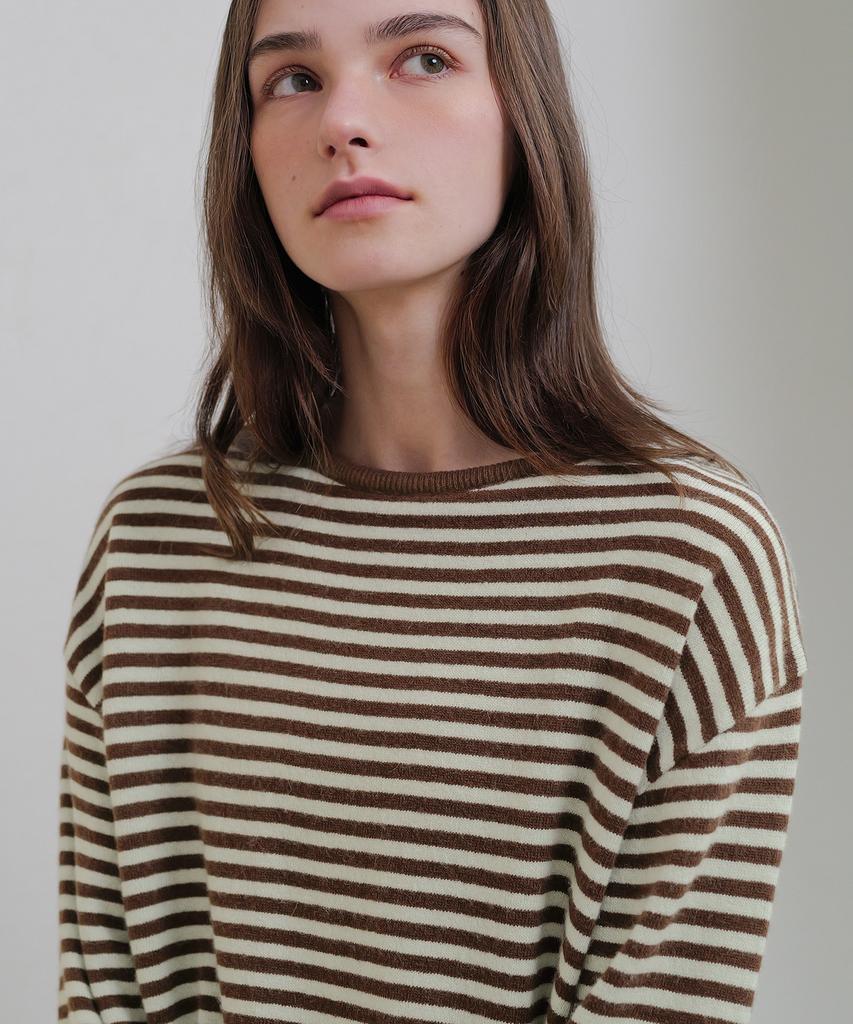 ANDNEEDS Meg Stripe Knit (Mint)