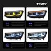 Headlight Assembly for BMW 7 Series G11/G12 (2016-2018) with New LED Daytime Running Lights, No Bumper Modification Required