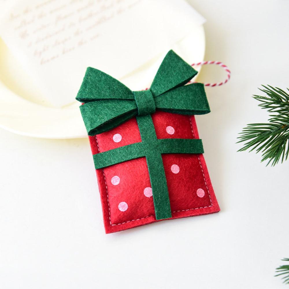 Small Christmas Decoration Gift Box Christmas Tree Decoration Mini Christmas Gift Pack  Home Decor