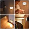 Wireless LED Motion Sensor Night Light Plug In Motion Detector Bedroom Staircase Closet Bedside Night Lamp 220V Battery Powered