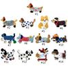 Embroidery Terry Cloth Dog Patches for Craft Hair Clip Project Headband Dog Appliques Headwear Patches Clothing Decors
