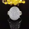 European & American Fashion Ring: Square Colored Diamond, Women's Daily/Wedding/Banquet R4898