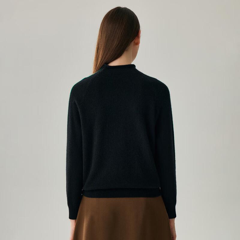 Zhaojun Women's 100% Cashmere Rainbow Stripe Pullover