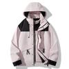 Men Women 3-in-1 Detachable Waterproof Windproof Hiking Jacket With Fleece Liner Winter Outdoor Activities