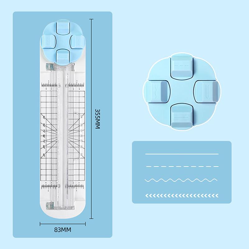 4 In1 Paper Trimmer Craft Paper Cutter Multi-Function Scrapbooking Tool For Cutting Paper Photos Scrapbook Postcard