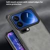Frosted PU-Leather Funda for Xiaomi 17 Pro Max 17Pro Case Matte Anti-Shock Hard Plastic Skin Shockproof Back Cover