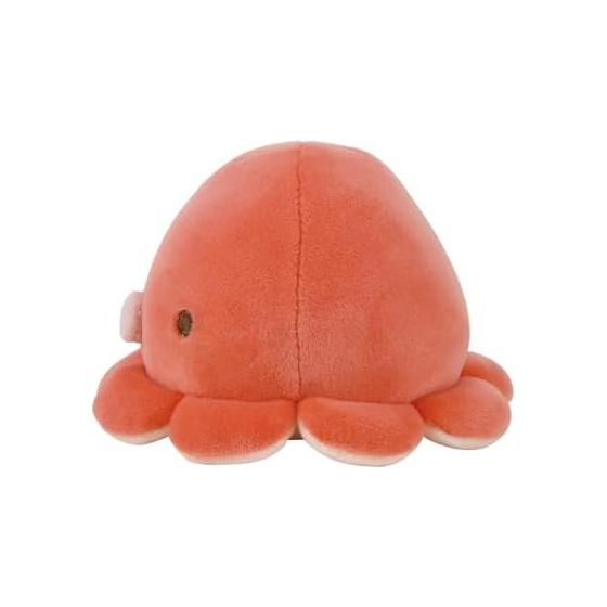 Ribuhaato Mascot Marshmallow Aquamie Octopus (total length approx. 8.5cm) Plush Toy Fluffy 28210-22