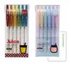 Pilot Juice Gel Ink Extra Fine Ballpoint Pen 0.5mm 12 Colors Set LJU-15-6C (Muted Colors 6 + Classic Colors 6 + Loconeco Card)