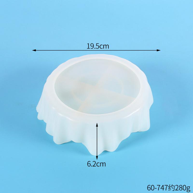 1Pcs Large Irregular Silicone Mold for Candles Resin Casting  DIY Crafts - Reusable Flexible Non-Stick Wax Concrete Soap Molds