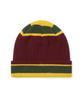 THISISNEVERTHAT E/T-Logo Multi Striped Beanie Burgundy