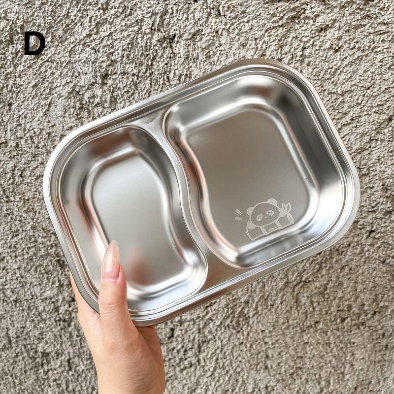 

Капібара 2/3/4 Секції Тарілка для їжі Багаторазова Квадратна Розділена Обідня тарілка Тарілка для фруктового салату Посуд Можна мити в посудомийній машині