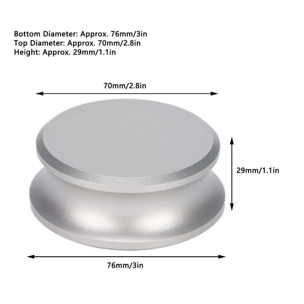 Universal Aluminum Record Turntables Weight Stabilizer Silicone Base Vinyl Record Weight Turntable Clamp Turntable
