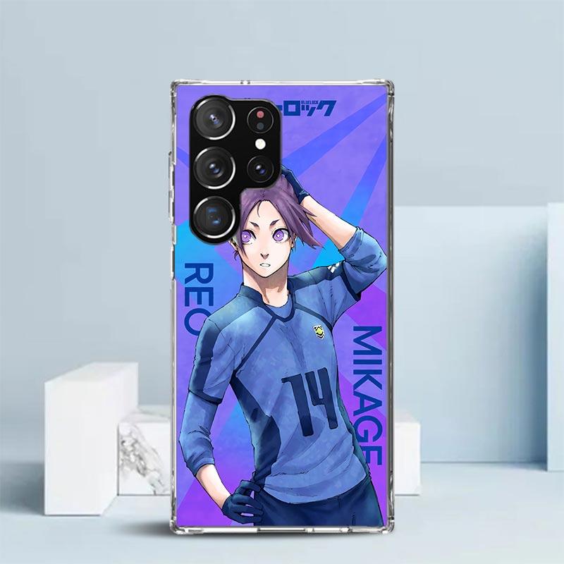Hot Anime Blue Lock Soft Cover for Samsung Galaxy S25 Edge S26 S24 S23 Ultra Phone Case S22 S21 Plus S20 FE Print Pattern Shell