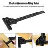 0-280mm T Shaped Ruler Accurate Scale Marking Gauge Portable Scribe Ruler  Measuring Tool