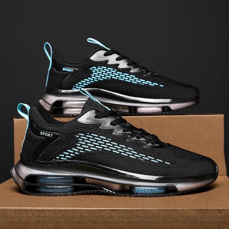 LATV Spring and Autumn New Men's Casual Running Shoes Lightweight Mesh Casual Shoes Anti-Slip Shock Absorbing Sports Shoe