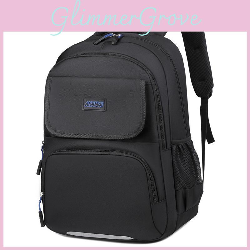 Unisex Oxford Backpack With 16in Laptop Sleeve Breathable Design For Travel School