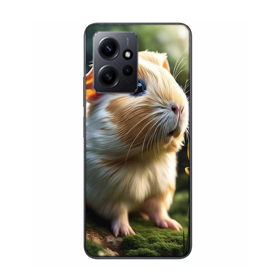 Hamster Portrait Phone Case For Redmi 12 13C 12C 15C 9 10 10C Note 13 Pro Plus 14 15 Pro 9T 9C 9A TPU Soft Cover Clear Cell Case