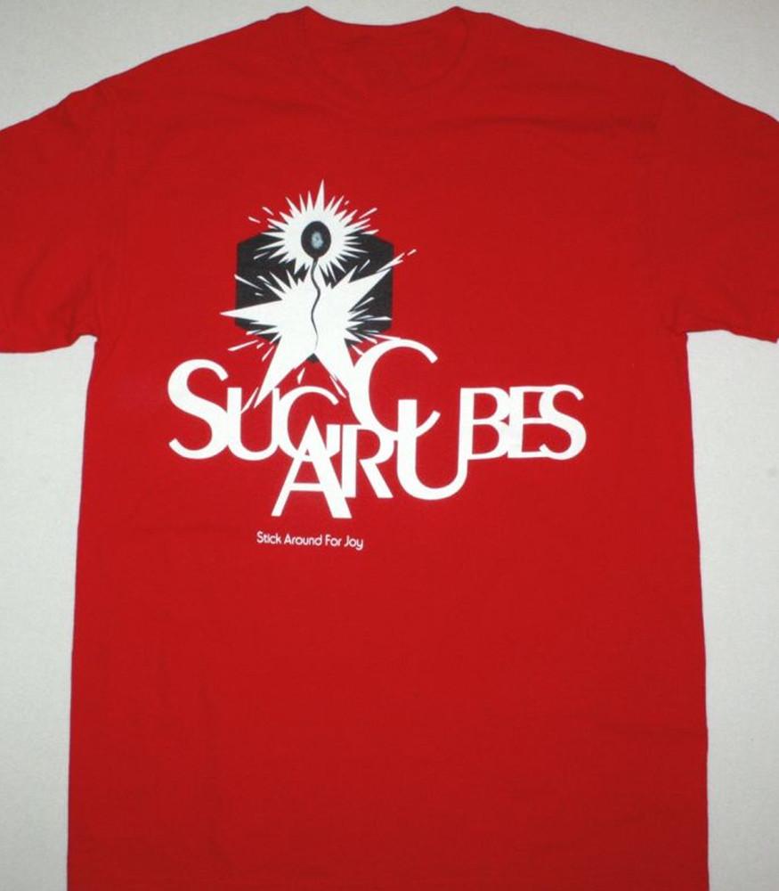 The Sugarcubes rock band Red T-shirt short sleeve All sizes Unisex T-Shirt XXXL