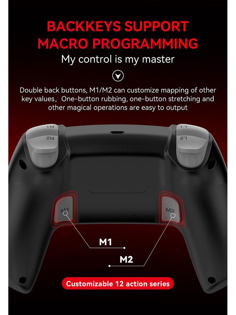 Wireless Bluetooth PS4 Game Controller for Slim/Pro with Vibration