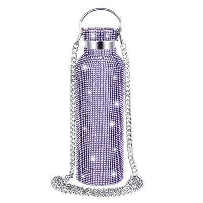 Termální láhev Sparkling Diamond Velká kapacita pro dobu držení 6-12 hodin Izolovaná láhev na vodu