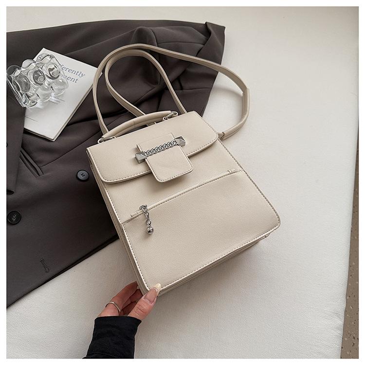 2025 Women's Bag Simple Fashion Versatile Backpack Bag Niche Design High Sense Light Luxury Shoulder Messenger Bag