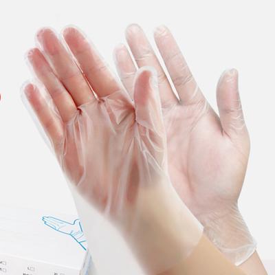 50 jednorázových PVC rukavic, ochranné rukavice pro domácnost, průhledné rukavice pro catering a kuchyň, multifunkční čisticí rukavice