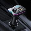 Transmiter Fm Szybka Ładowarka Bluetooth Audio Mp3 Bt 3X Usb Rgb Qc 3.0