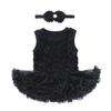 Summer Children Rose Sleeveless Princess Girl Solid Color Cute Princess Dress