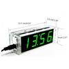 Electronic DIY Digital Clock Making Set Digital Tube LED Clock Single Chip Microcomputer Weldings Training Alarm Clock