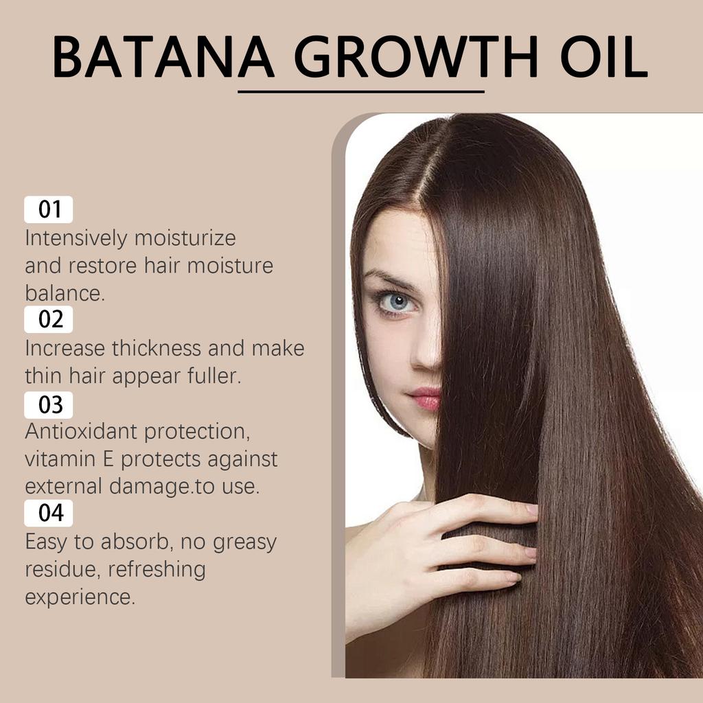 Batana Hair Oil Moisturizing Volumizing Nourishing Hair Treatment Repair Damaged Hair Salon Hair Care Essential Oil