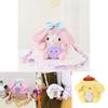 Adorable 20cm Sanrio Plush Toy My Melody Kitty Kuromi Bag With Kawaii Anime Design