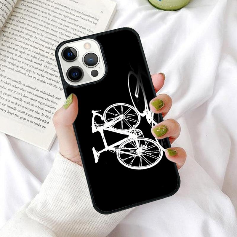 BIKE CYCLING art Phone Case for iPhone 17 Air 16 PRO MAX 15 14 PLUS 12 11 13 Back Cover Fundas Shell coque