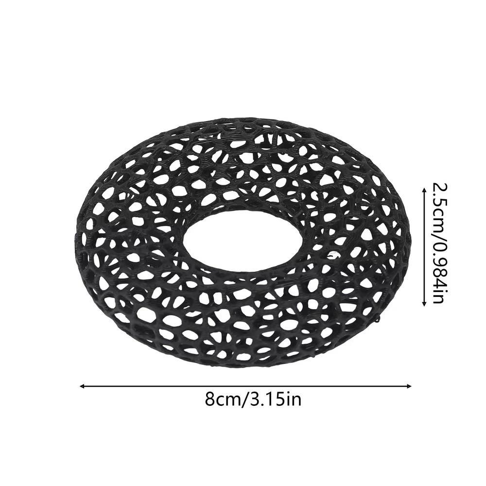 Hollow Round Aquarium Fish Shelter 3D Printed Fish Tank Cave Aquatic Animal Hiding