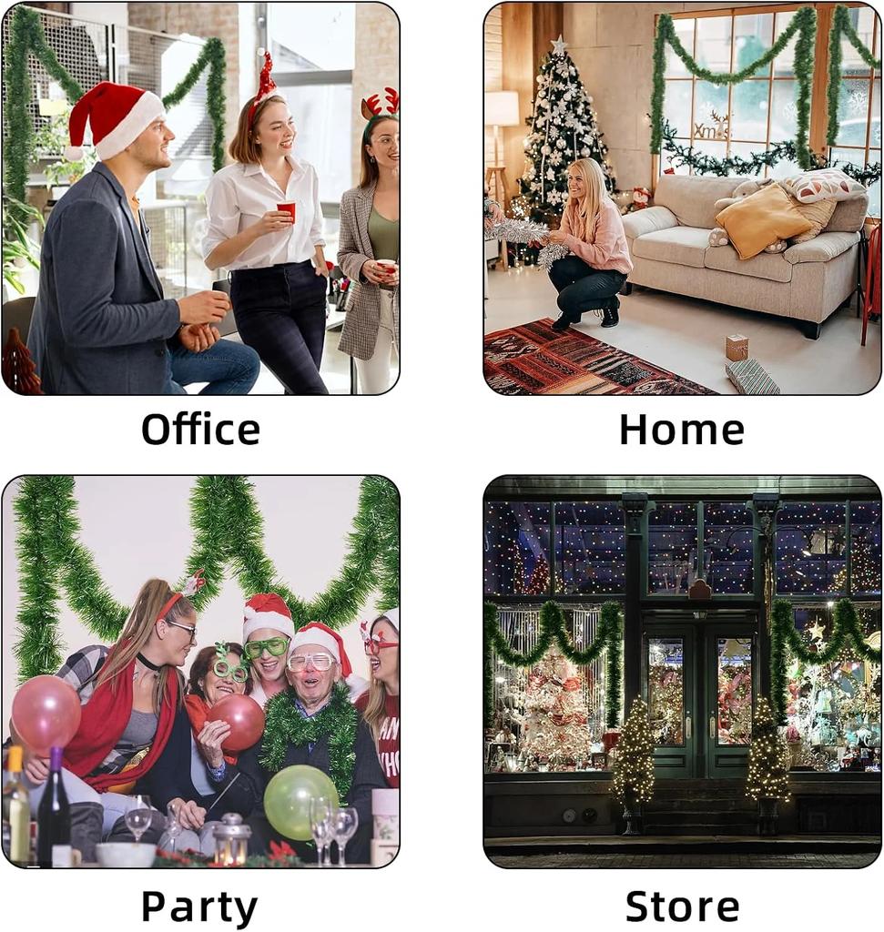 Christmas Top Artificial Christmas Green Rattan Wedding Party Decoration