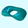 U-Shaped Inflatable Travel Pillow Portable Air Pillow Neck Support Cushion Comfortable Sleeping Pillow Press To Inflate Pillow