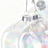 Christmas Tree Balls 6 Pieces Shatterproof Iridescent Festive Bulbs Christmas Tree Decorations For Home Decor Indoor Outdoor
