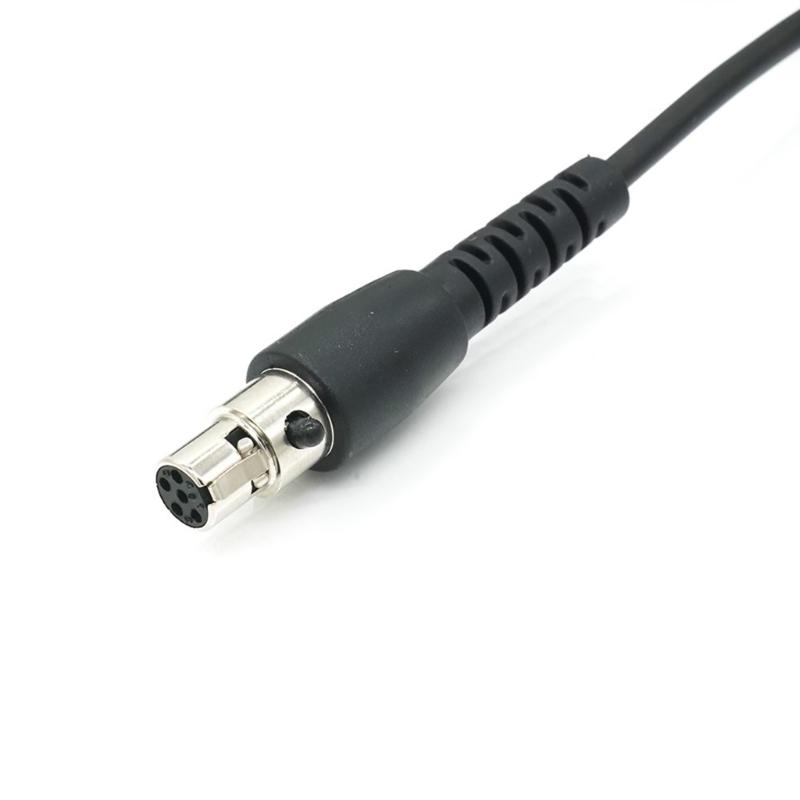 2 Pin To 5 Pin Coiled Cable Radio Connector Plastic Cable Public Safety Radio Accessory for Various Radios Earphone