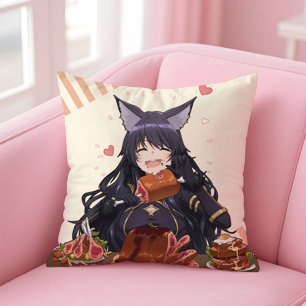 The E-Eminence In S-Shadow Delta Alpha Pillow Case Anti-dustmite Pillow Invisible Zipper Silky Short Plush Sofa Cushion Cover