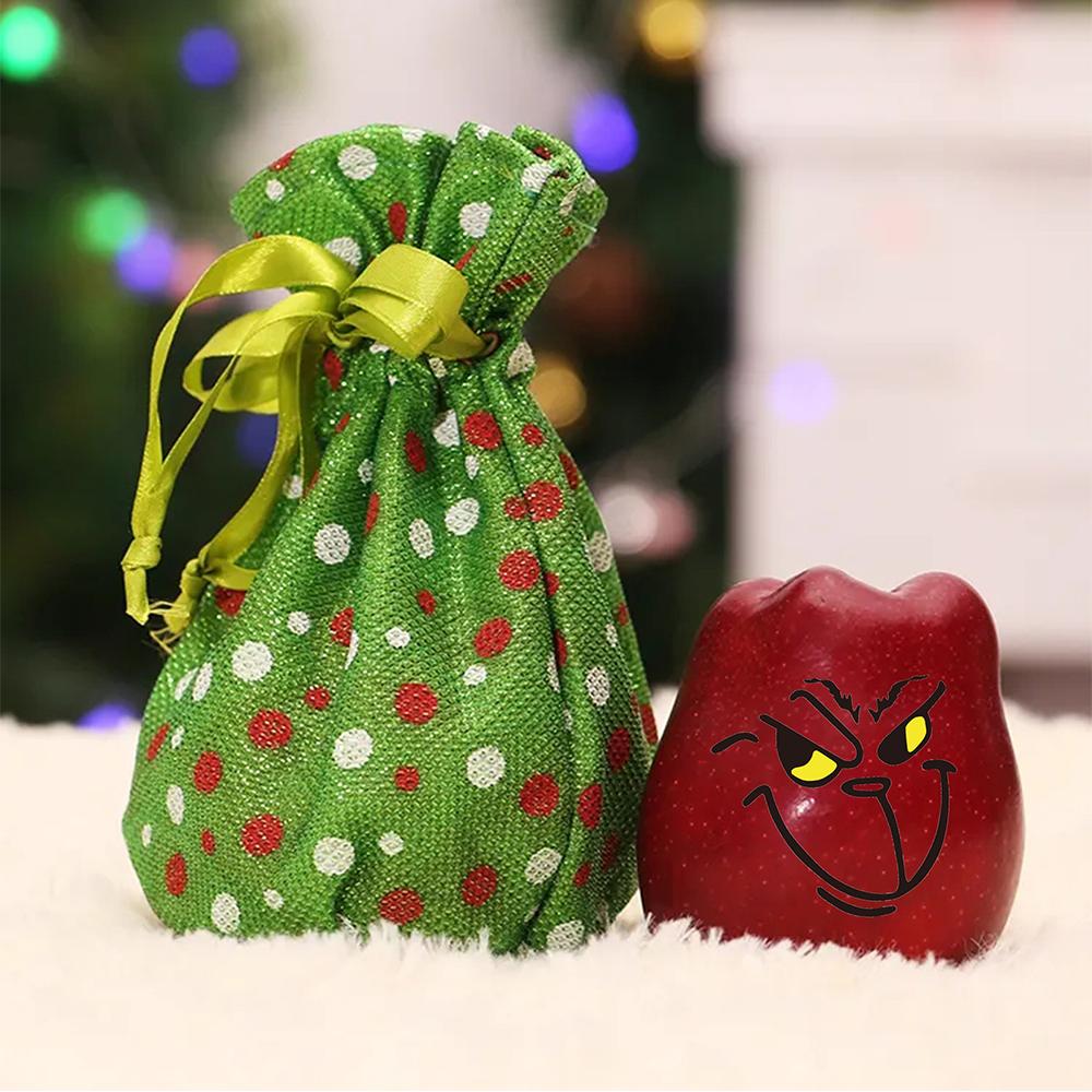 72pcs Christmas Grinch Stickers Face Stickers for Christmas Party Supplies