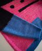 GROUNDWORK Square Man Turtleneck Knit Sweater / Black Pink Mix