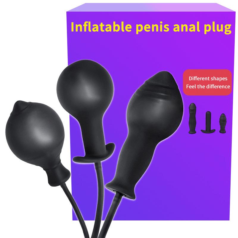 Inflatable Anal Plug For Men&Women Extra Large Prostate Massager &G-Spot Stimulator Premium Comfort Anal Dilator Adult Sex Toys